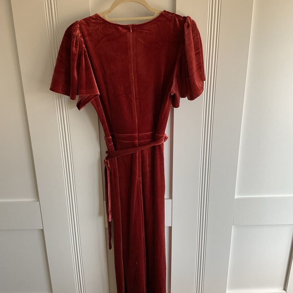 Ivy City Lillie Wrap Velvet Dress - Picture 3 of 3